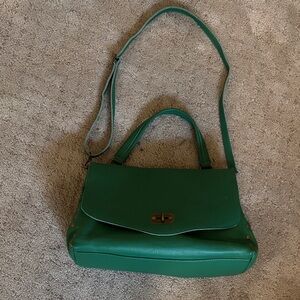 Italian leather crossbody shoulder bag